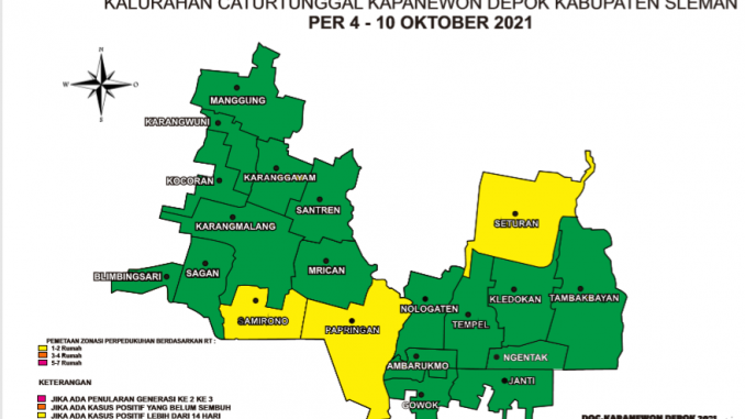 Peta Epidemiologi 4-10 Oktober 2021