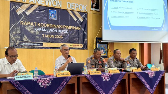 Forkompimkap Depok Januari 2026 Bahas Program Wilayah dan Kesiapsiagaan Bencana Hidrometeorologi